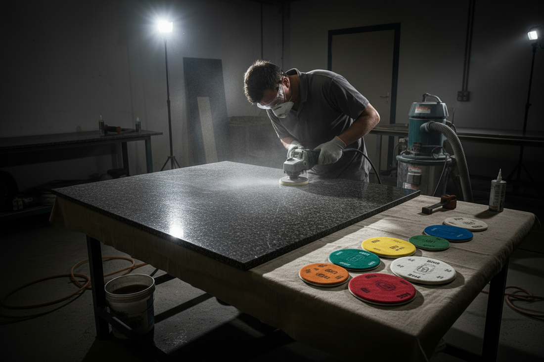 Granite & Marble Polishing Guide with Diamond Pads