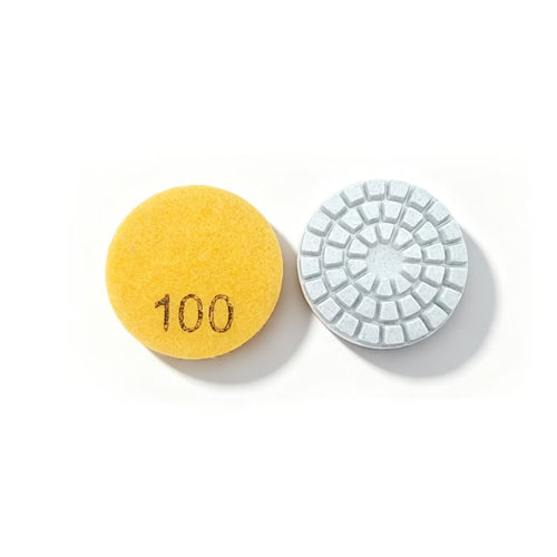 2" Wet Diamond Polishing Pad Grit 100 Coarse Grinding for Granite Marble Concrete | KAIYI