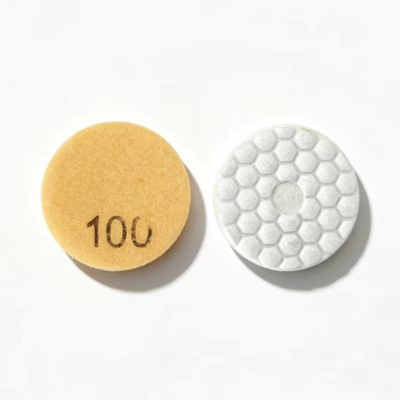 2 Inch Dry Diamond Polishing Pad Grit 100 Coarse Honing for Granite Marble KAIYI