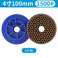 4" Snail Lock Honeycomb Diamond Polishing Pads for Stone Edge Polishing — KAIYI