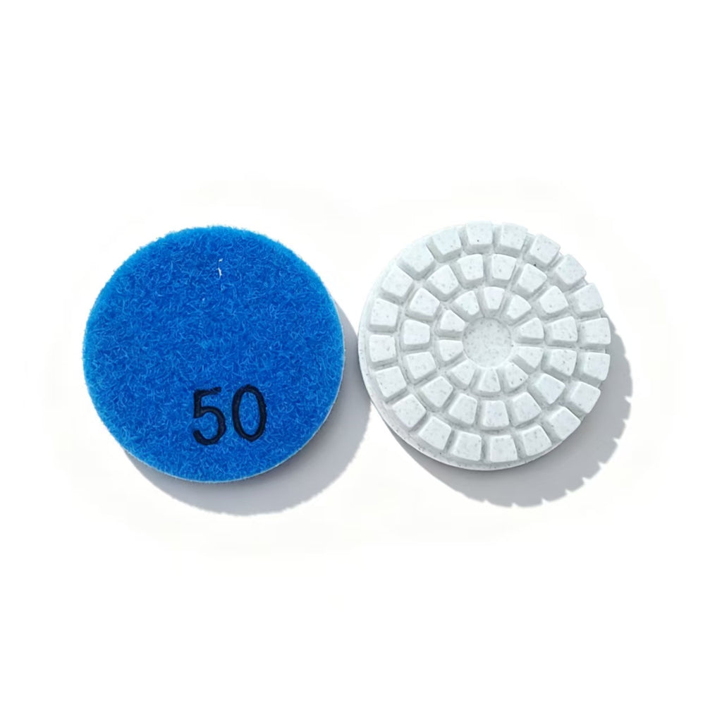 2" Wet Diamond Polishing Pad Grit 50 Heavy Grinding for Granite Marble Concrete | KAIYI