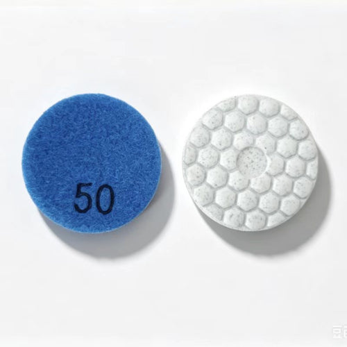 2 Inch Dry Diamond Polishing Pad Grit 50 Coarse Grinding for Marble Granite KAIYI