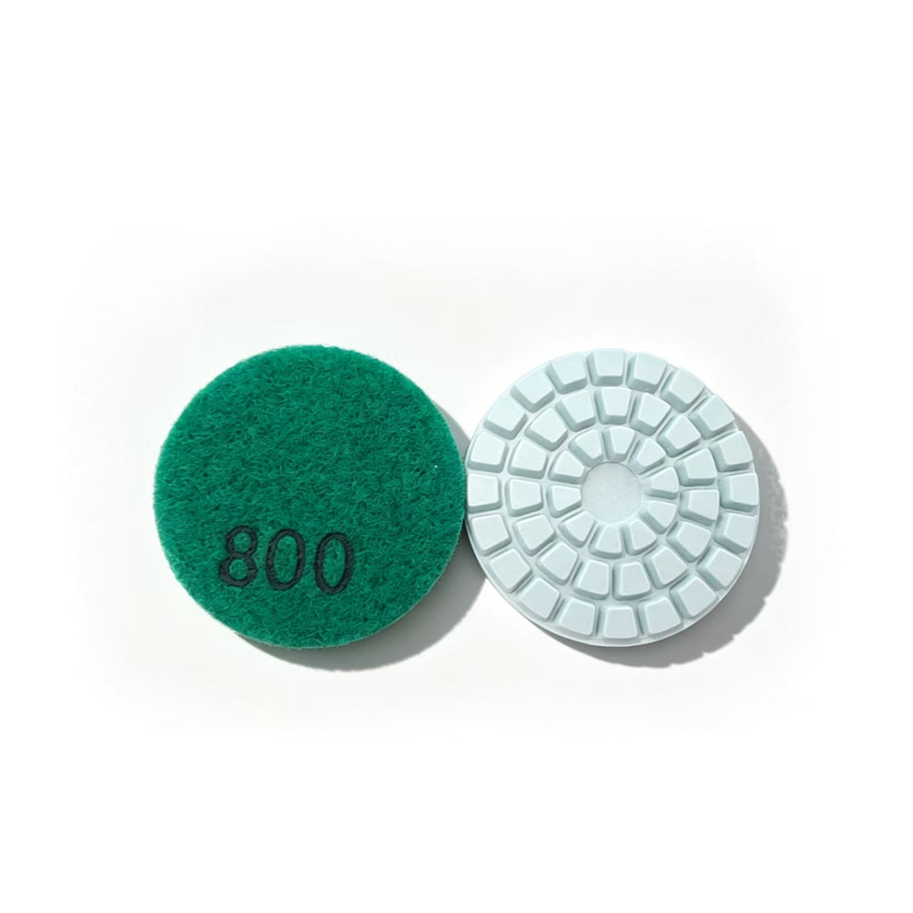 2" Wet Diamond Polishing Pad Grit 800 Polishing Gloss for Granite Marble Stone | KAIYI