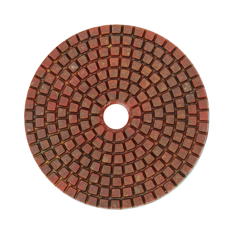 KAIYI 4 Inch Metal Bond Diamond Polishing Pads Grit 50 100 200 for Marble Granite Ceramic Terrazzo