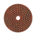 KAIYI 4 Inch Metal Bond Diamond Polishing Pads Grit 50 100 200 for Marble Granite Ceramic Terrazzo