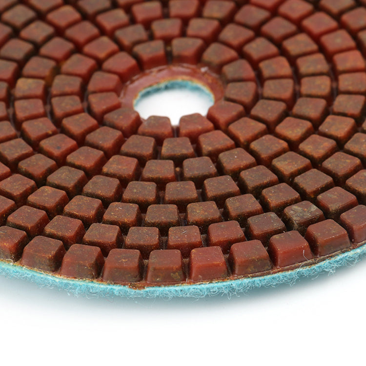 4 Inch Metal Bond Diamond Polishing Pad Grit 50 Heavy Grinding for Granite Ceramic KAIYI