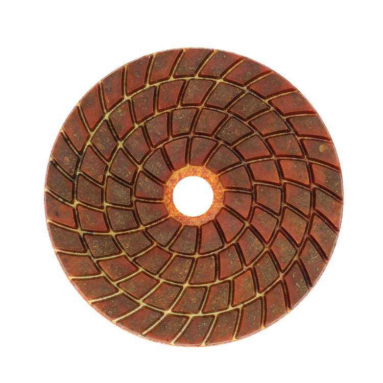 4 Inch Metal Bond Diamond Polishing Pad Grit 100 Coarse Grinding for Marble Terrazzo KAIYI