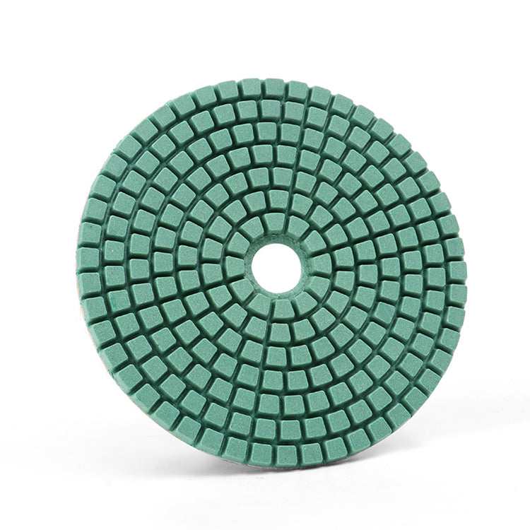 4 Inch Wet Diamond Polishing Pad Grit 1500 Fine Polishing for Granite Stone KAIYI