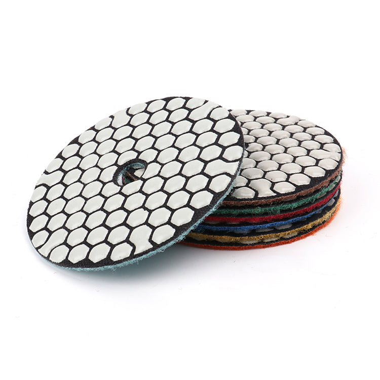 Factory direct dry diamond polishing pads for professional marble and granite surface finishing