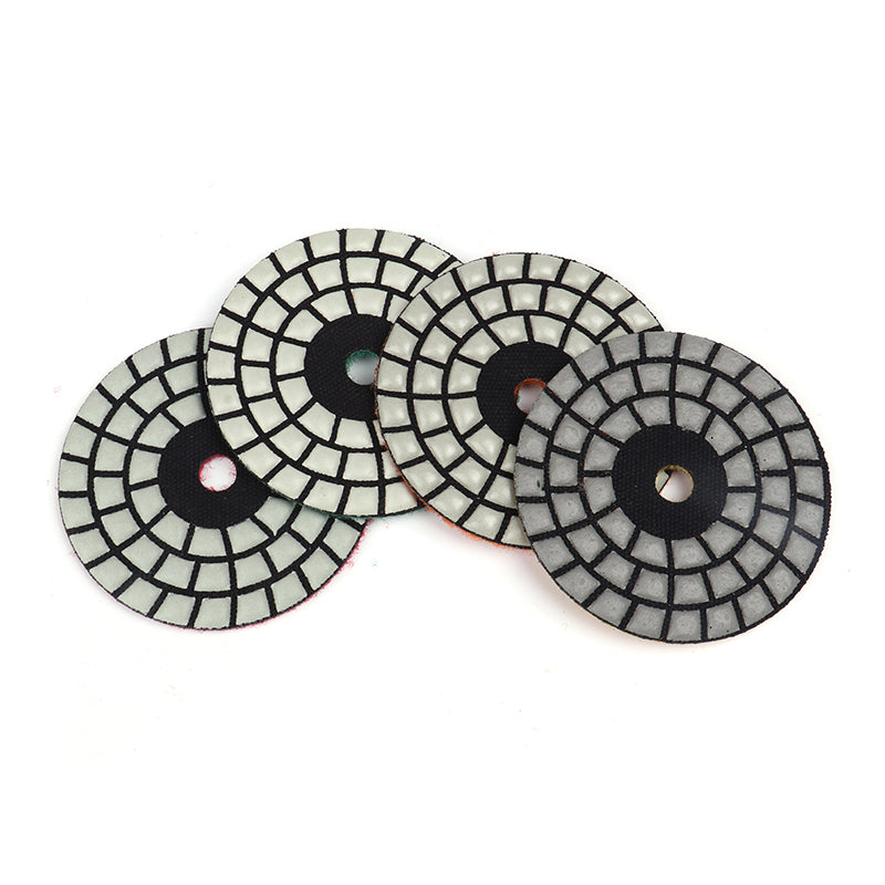 High-density grit texture of Step 1 diamond polishing pad