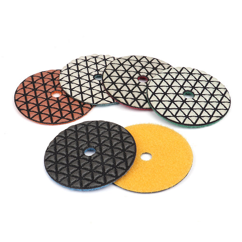 3 inch dry diamond polishing pads professional grade for stone and concrete grit 50 to 3000