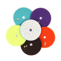 Dry granite marble concrete stone polishing pad 3-inch 4-inch 6-step full set | KAIYI