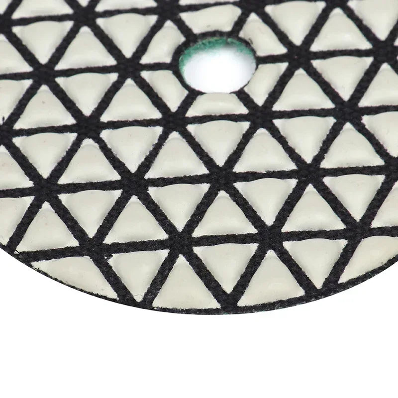 Dry granite marble stone polishing pad 3-inch diamond segment surface close-up | KAIYI