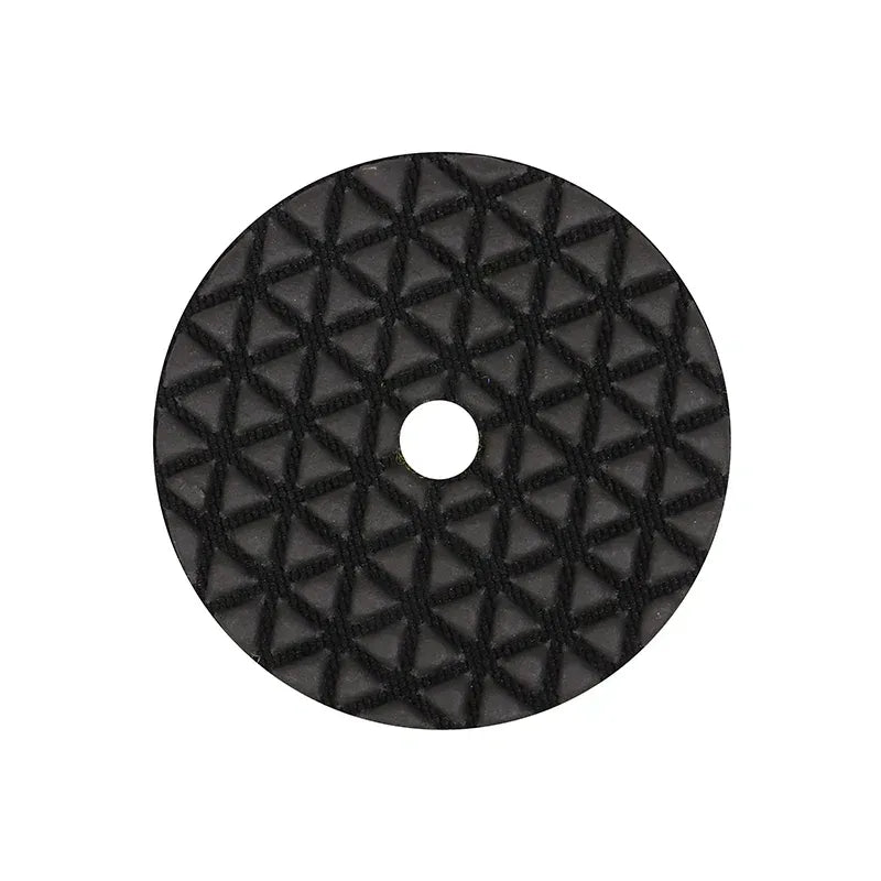 Dry granite quartz polishing pad 3-inch segment pattern top view | KAIYI