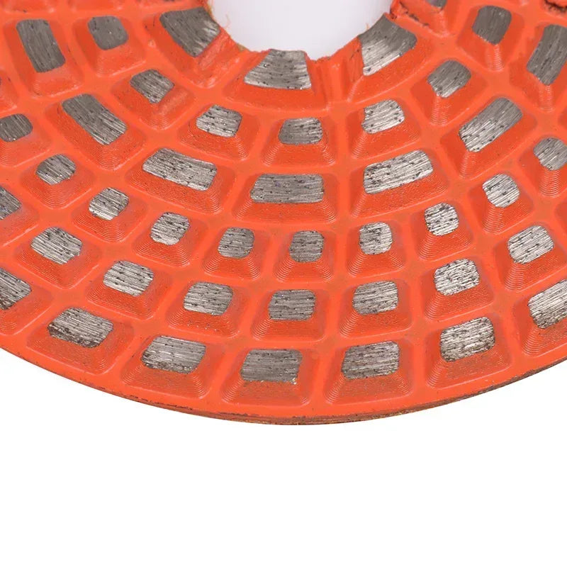 Metal bond granite concrete grinding pad 4-inch bulk set stacked view | KAIYI