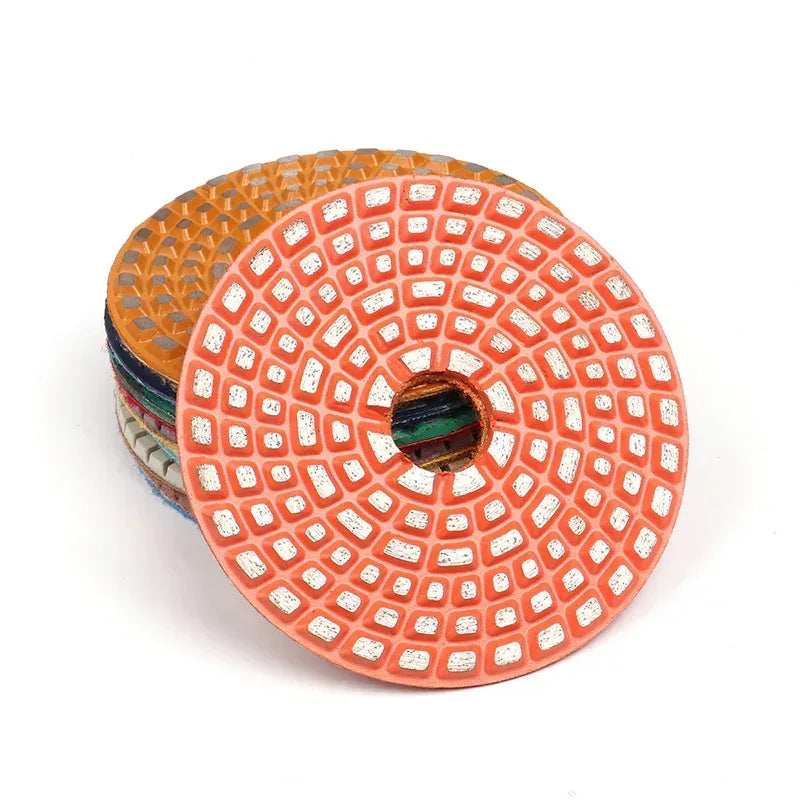Metal bond granite concrete grinding pad 4-inch full set grit 50-400 | KAIYI