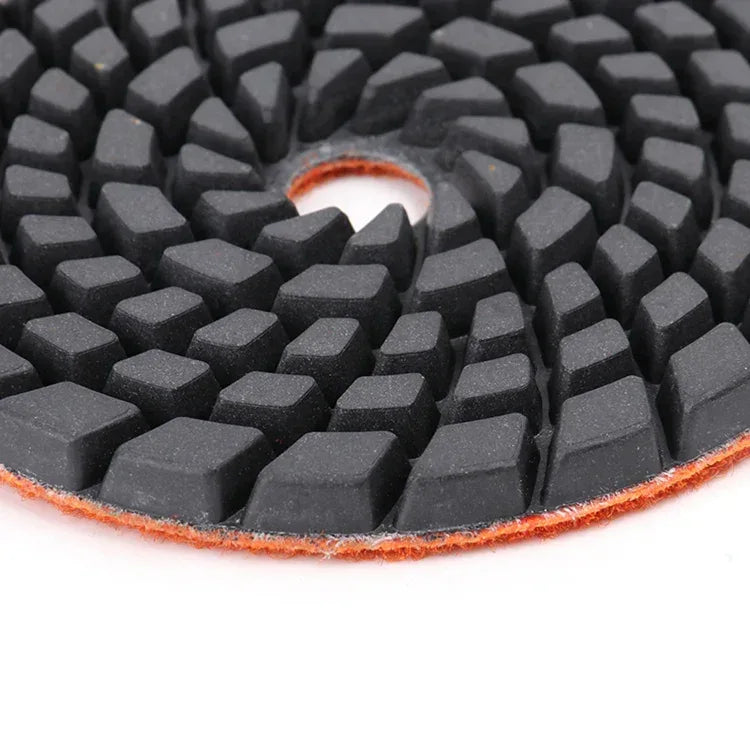 Wet concrete terrazzo polishing pad 4-inch 3-step set step 1 2 3 in sequence | KAIYI