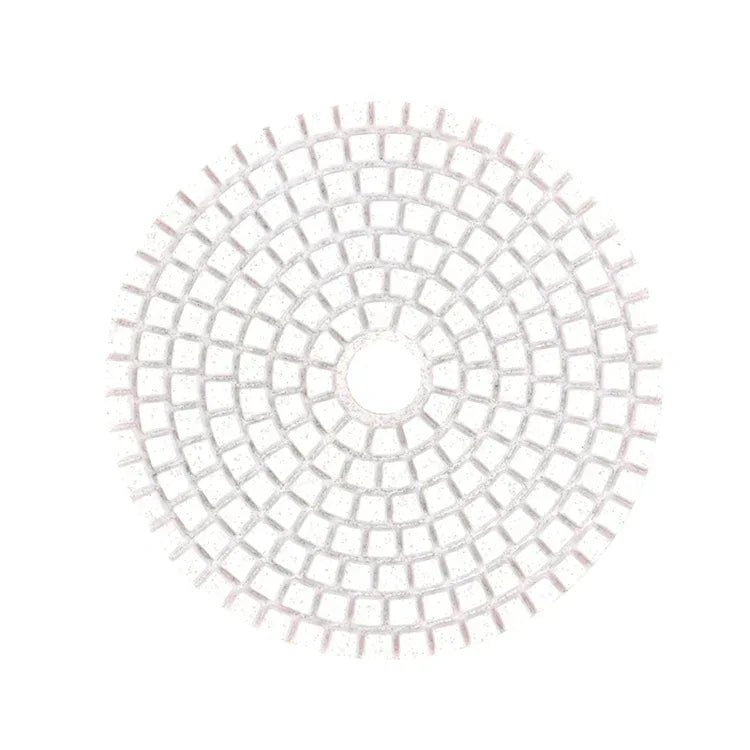 Wet granite marble polishing pad 4-inch diamond segment surface close-up | KAIYI
